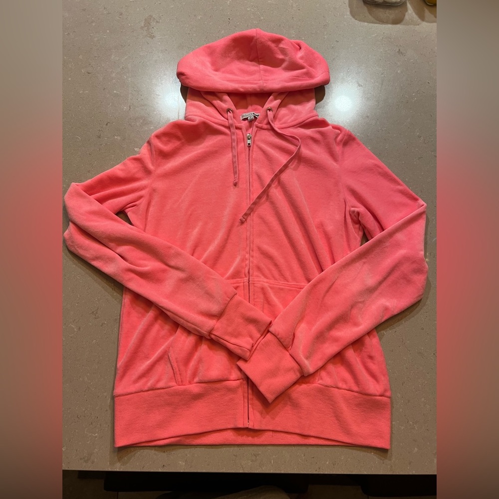 Fashion Nova Pink Velour Jacket